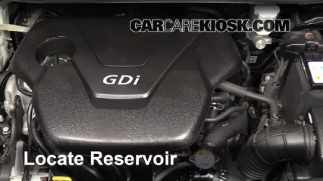 2012 Kia Rio5 LX 1.6L 4 Cyl. Liquide essuie-glace Ajouter du liquide